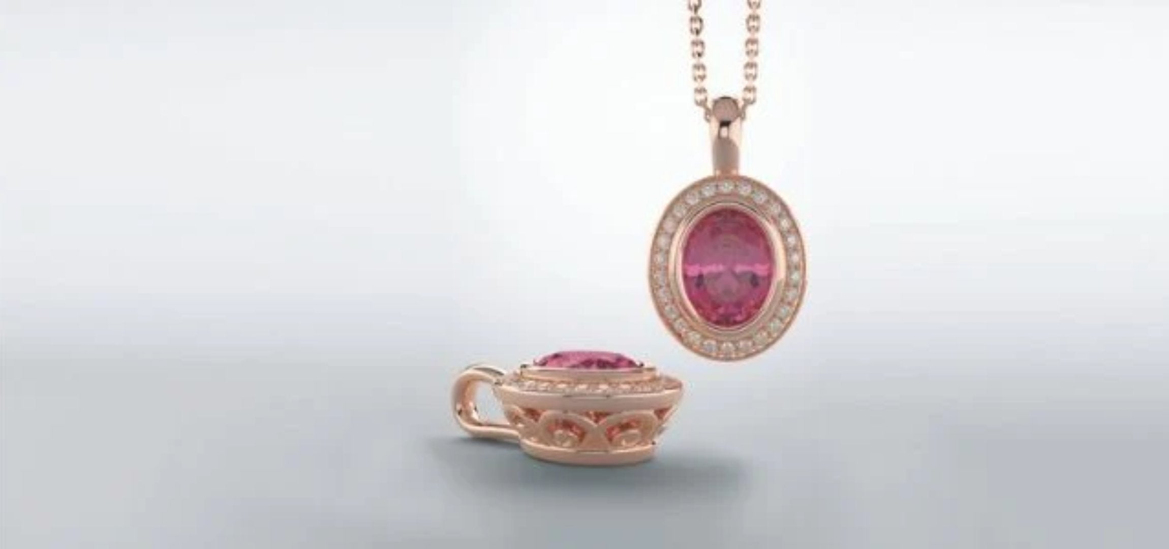 Halo Necklaces | Buy Halo Necklaces Online – TreasureFineJeweler