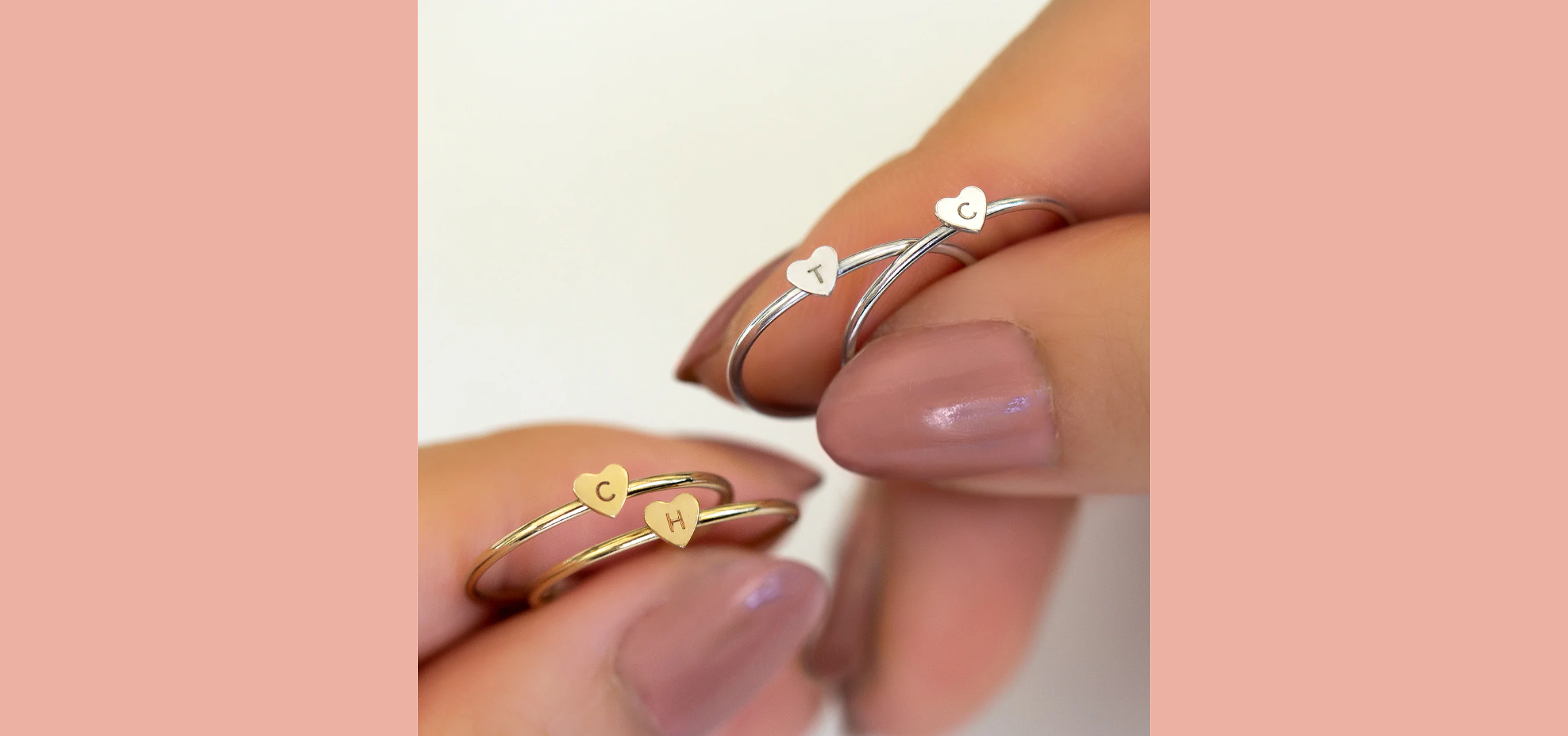 Initial Rings TreasureFineJeweler