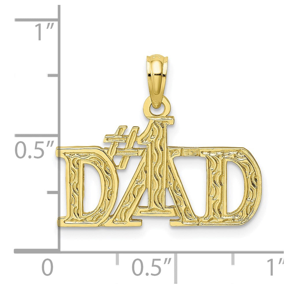 10K #1 DAD Pendant