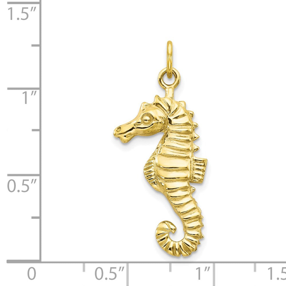 10k Seahorse Pendant 3