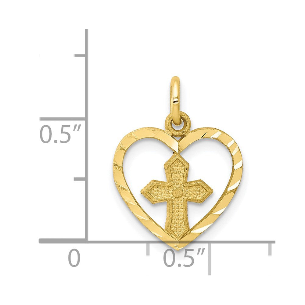 10k Cross Charm