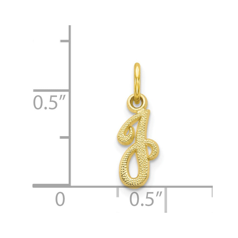10k Initial J Charm