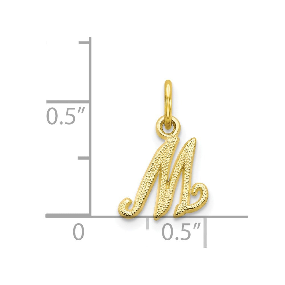 10k Initial M Charm