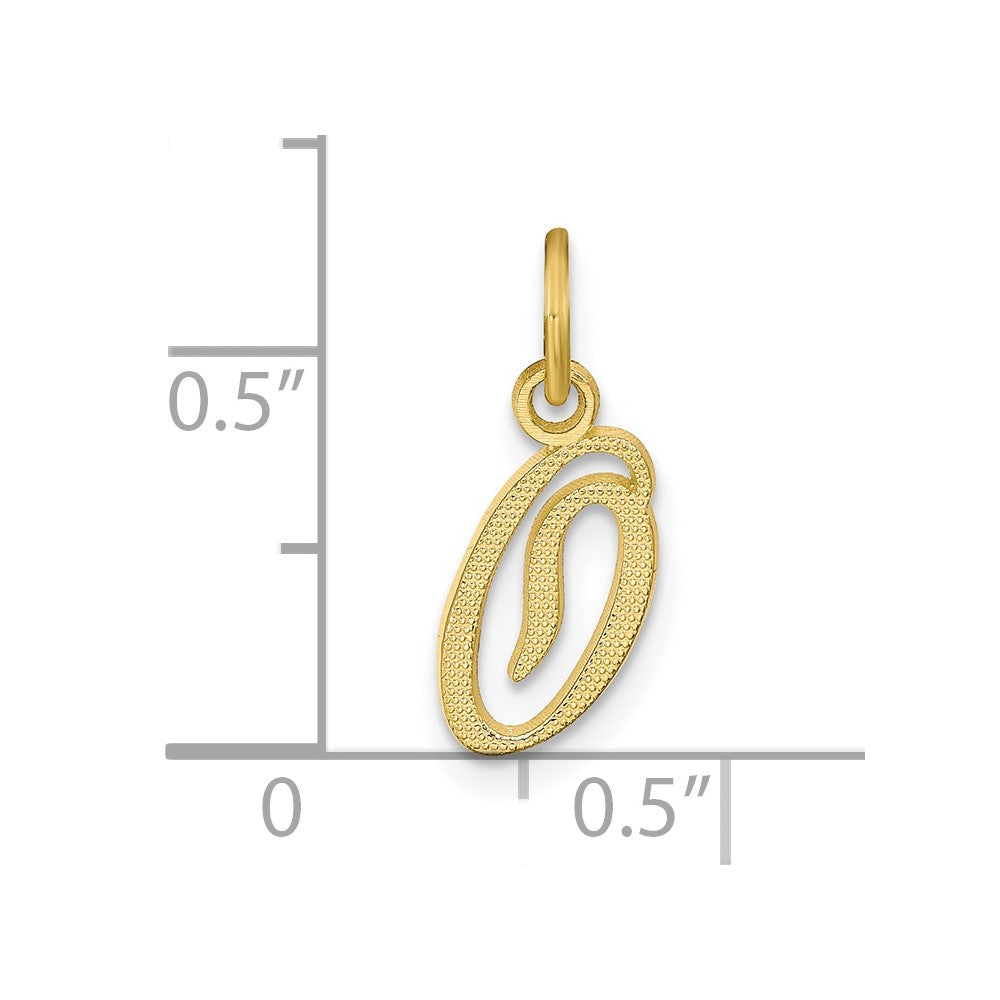 10k Initial O Charm