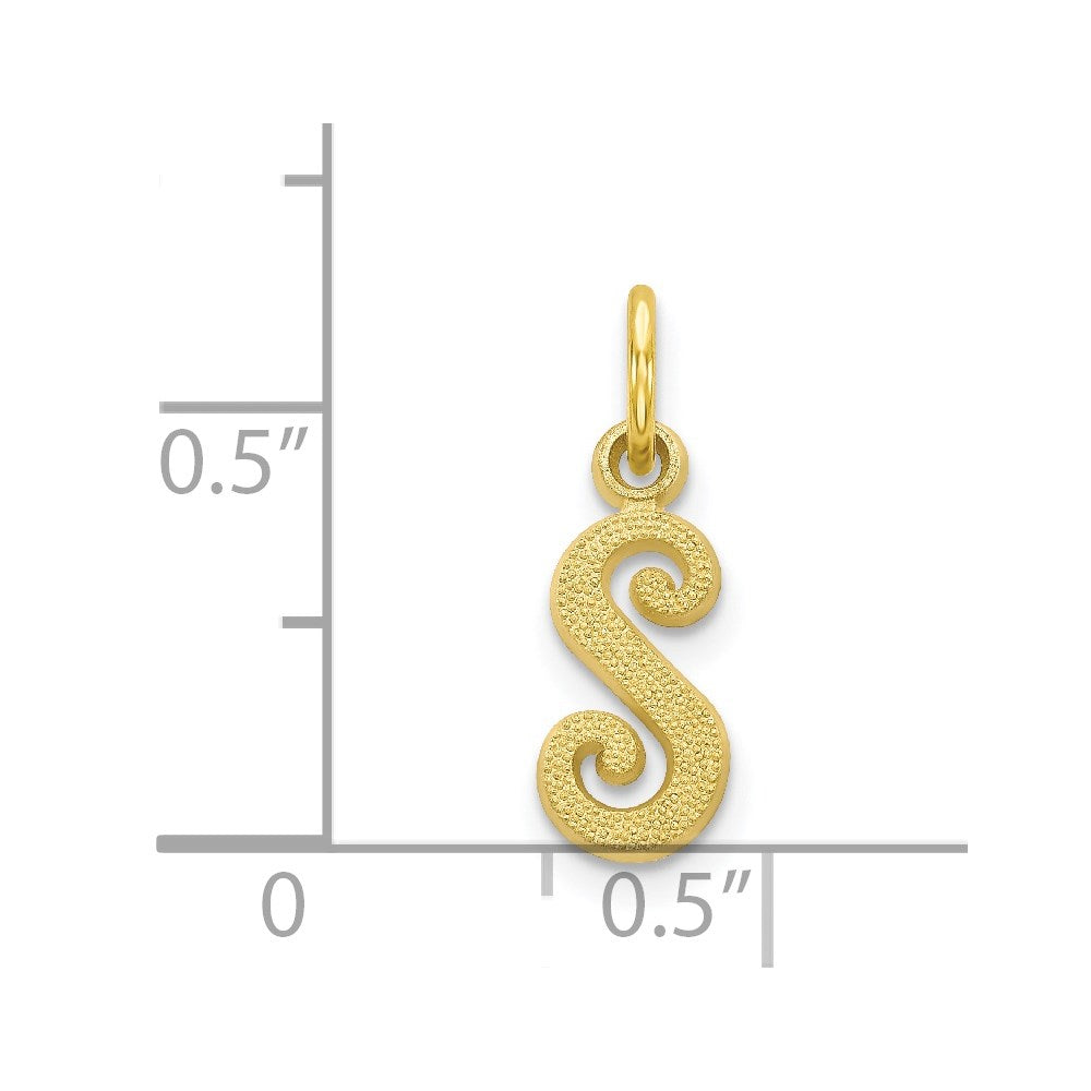 10k Initial S Charm