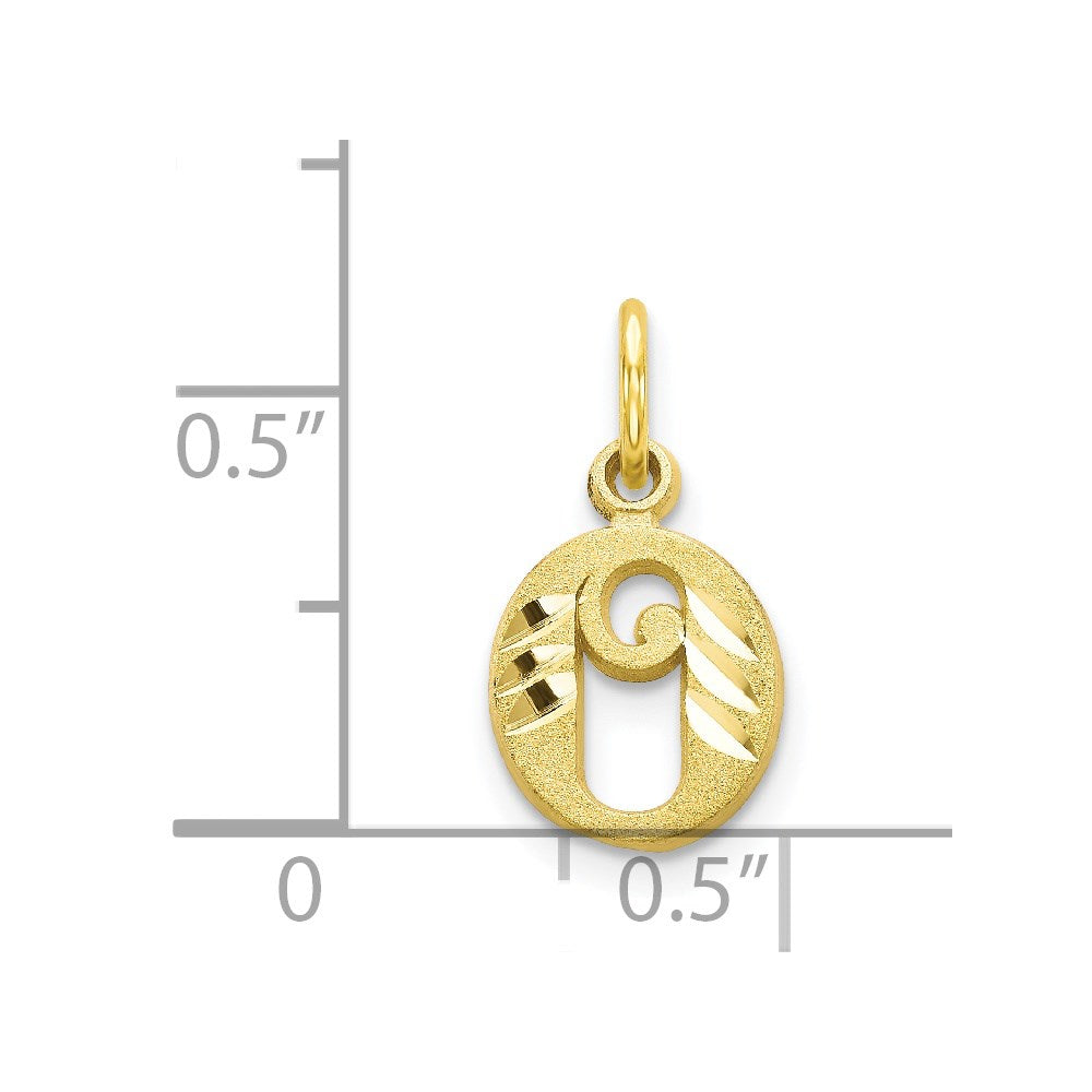 10k Initial O Charm
