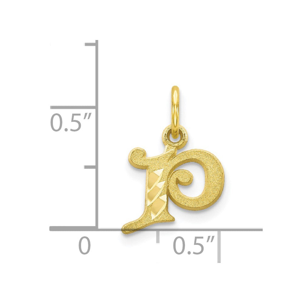10k Initial P Charm