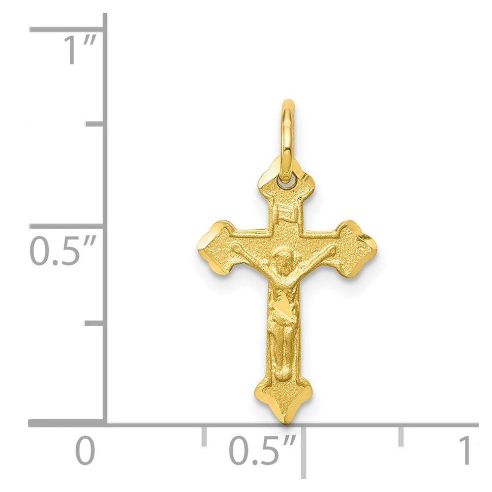 10K Crucifix Charm