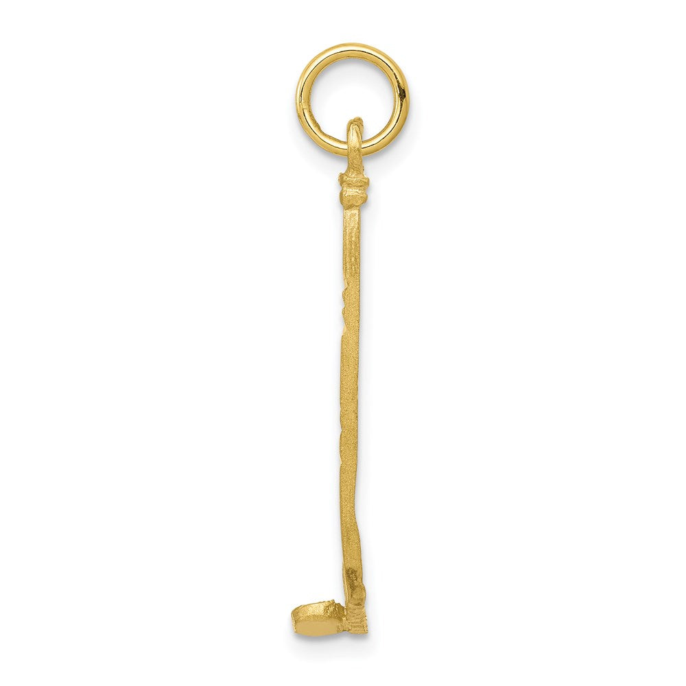 10K Hockey Stick Charm
