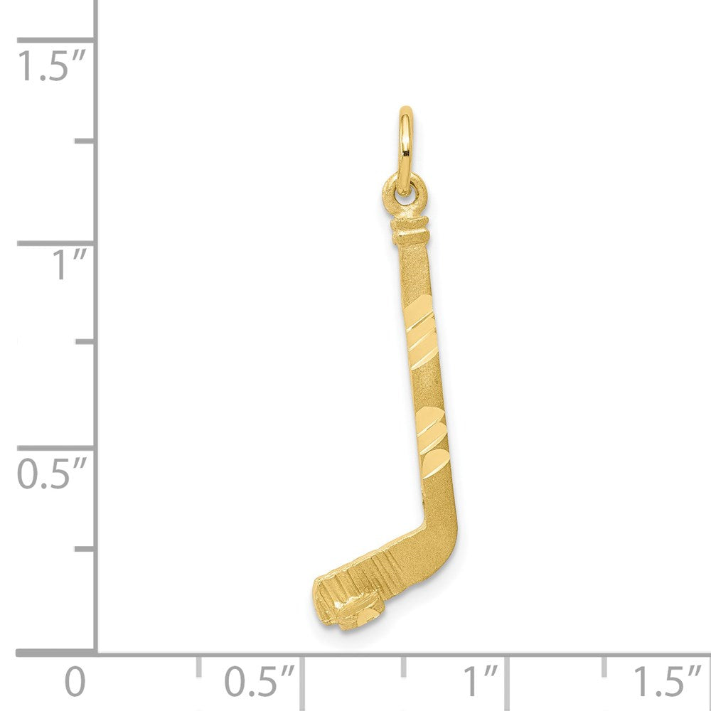 10K Hockey Stick Charm