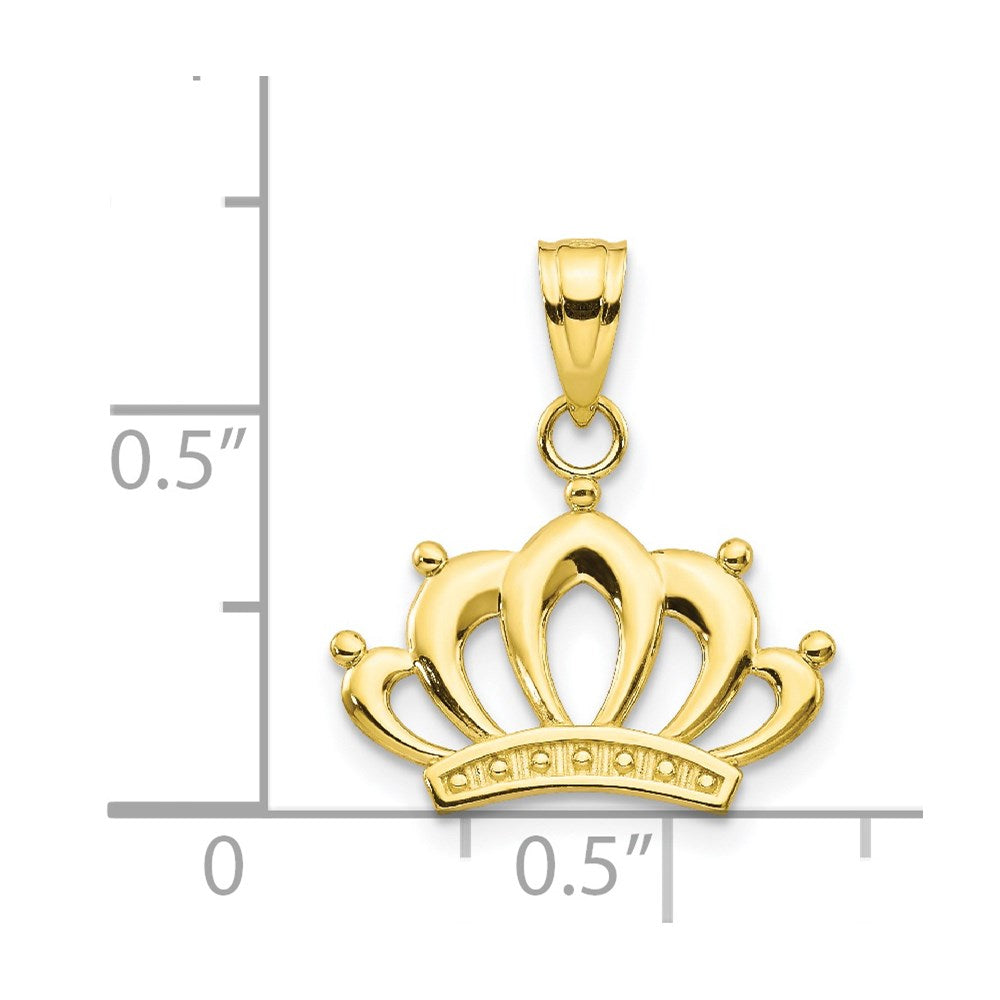 10k Crown Charm