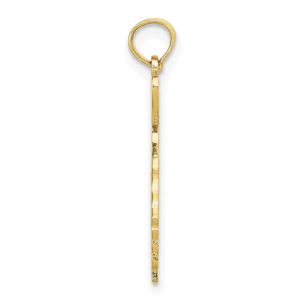 10K Solid Georgia State Pendant