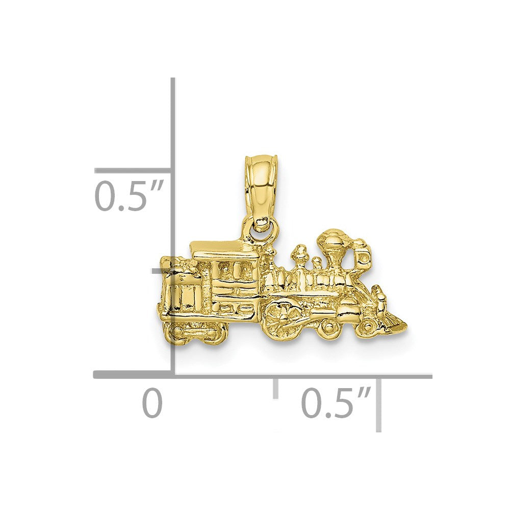 10K 3-D Locomotive Pendant