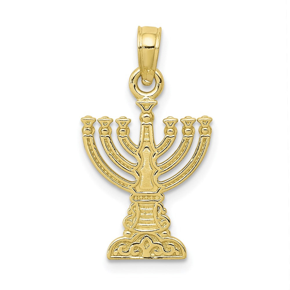 10K Menorah Pendant