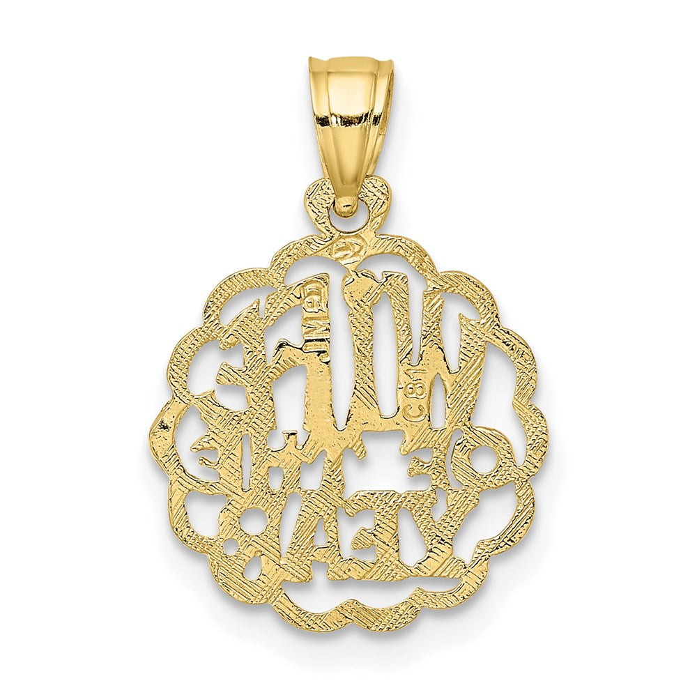 10K WIFE OF THE YEAR Pendant