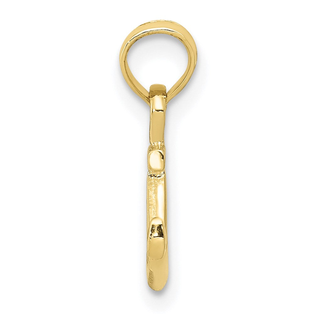 10K Mini Anchor Pendant