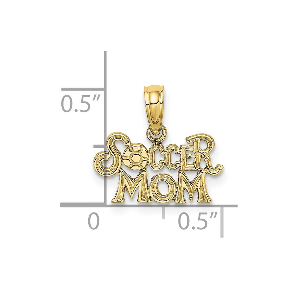 10K SOCCER MOM Charm