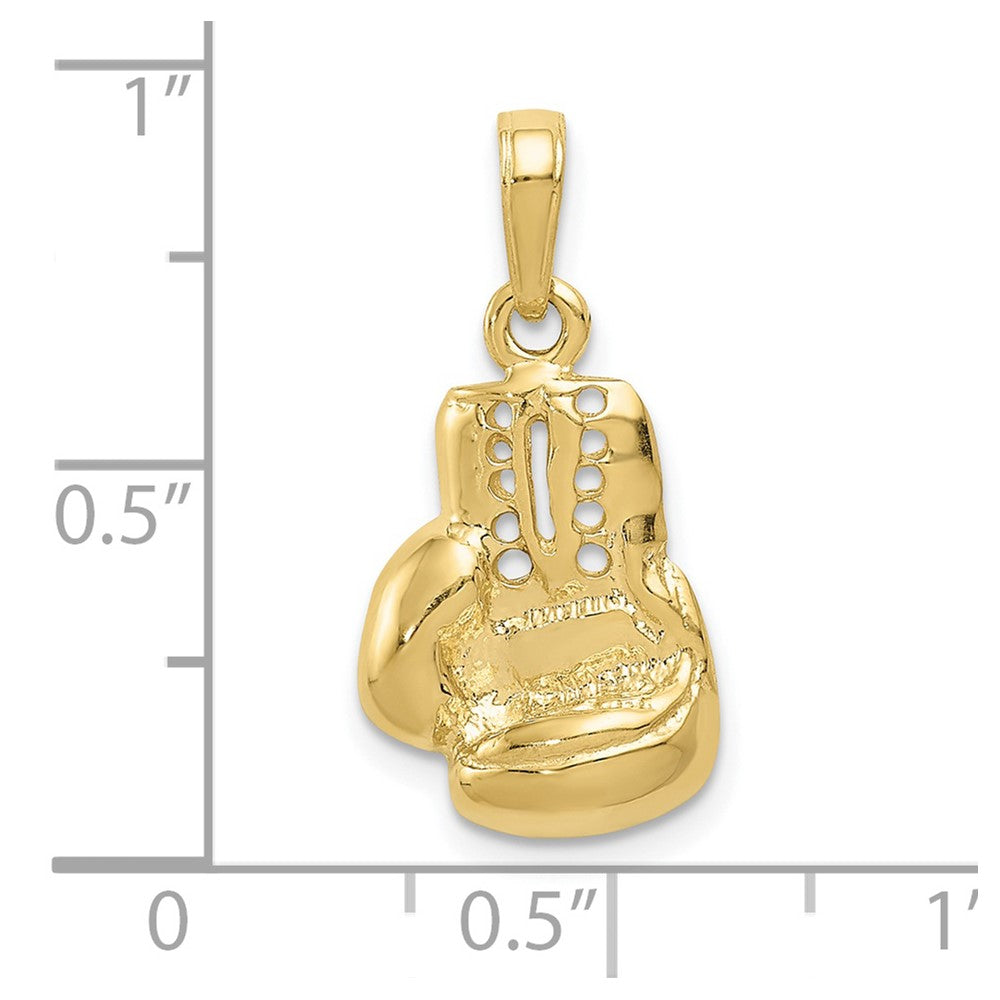 10K Lg Boxing Glove Charm