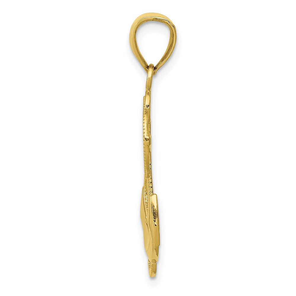 10K Polished Anchor with Textured Rope