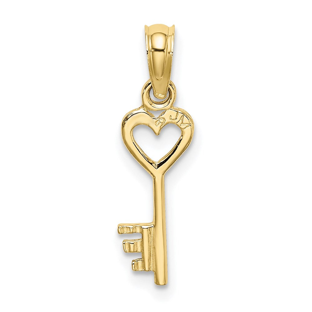 10k Key w/ Heart Charm