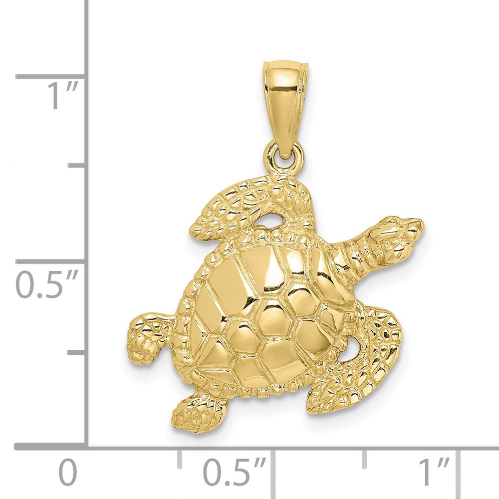10K Turtle Pendant 3
