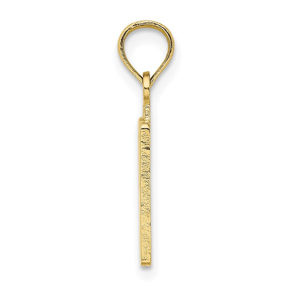10K Number 50 Pendant