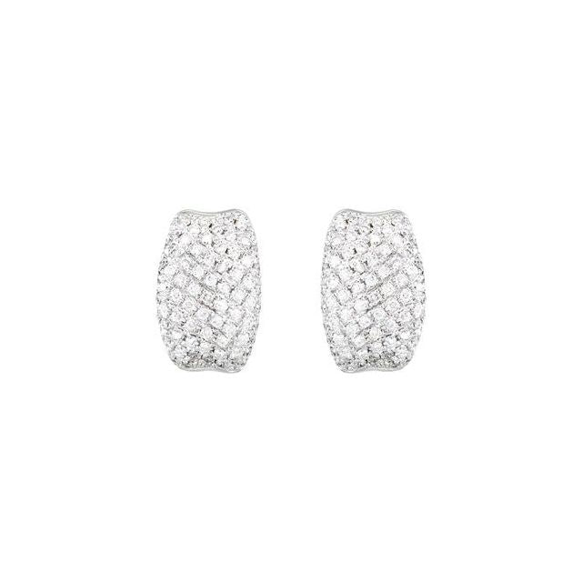 Pav?? Hinged Earrings 2