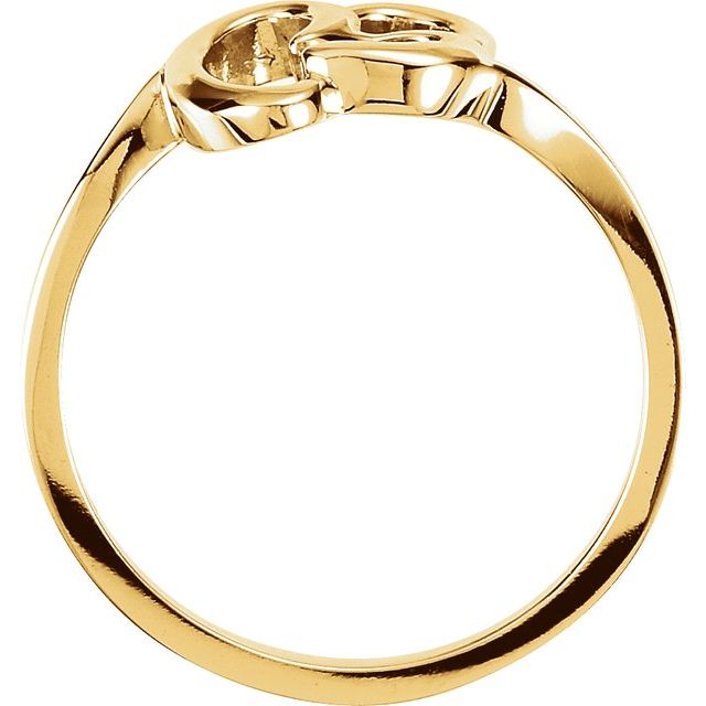 14K Yellow Freeform Remount Ring 2