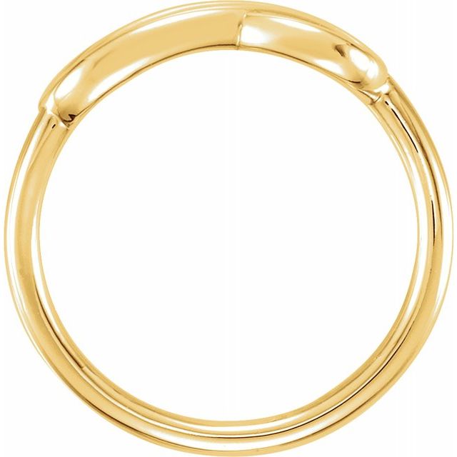 14K Yellow Double Infinity-Inspired Ring 2