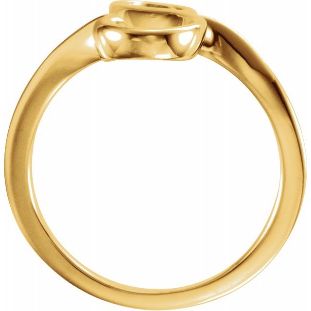 14K Yellow Freeform Ring 2