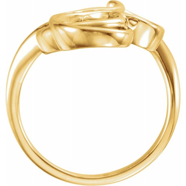 14K Yellow Freeform Ring 2