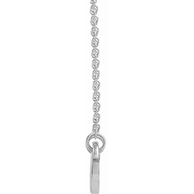 Sterling Silver .03 CTW Diamond Heart 16" Necklace 2