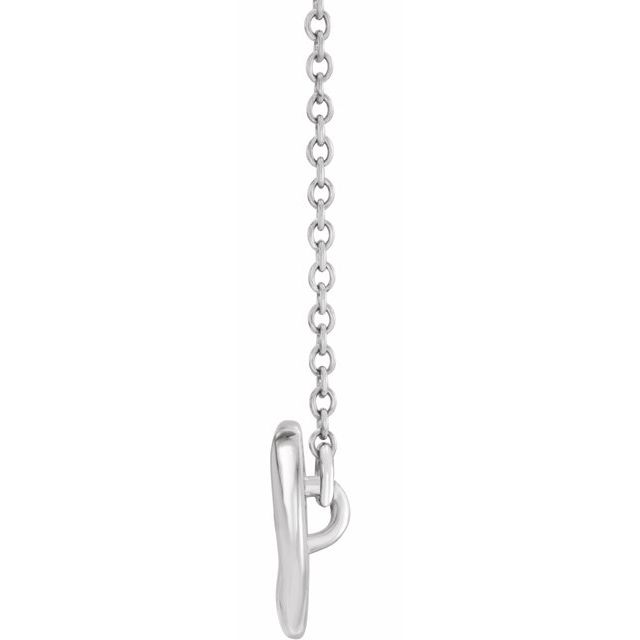 Sterling Silver Feather 16-18" Necklace 2