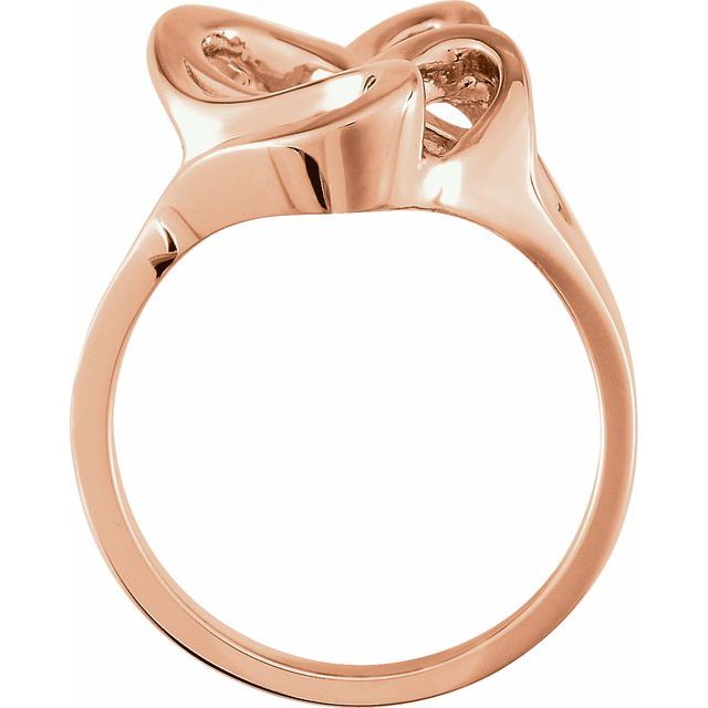 14K Rose Freeform Ring 2