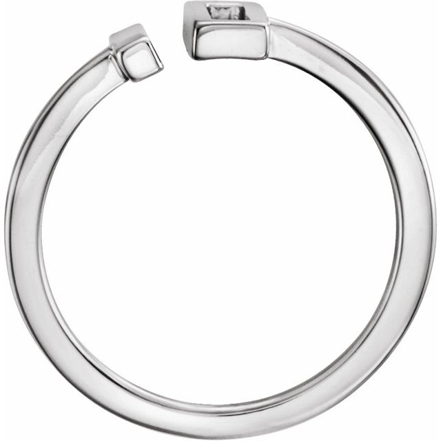 Sterling Silver Bar Ring 2