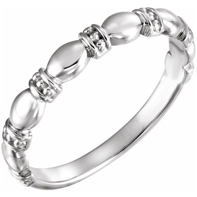 Sterling Silver Stackable Ring 1