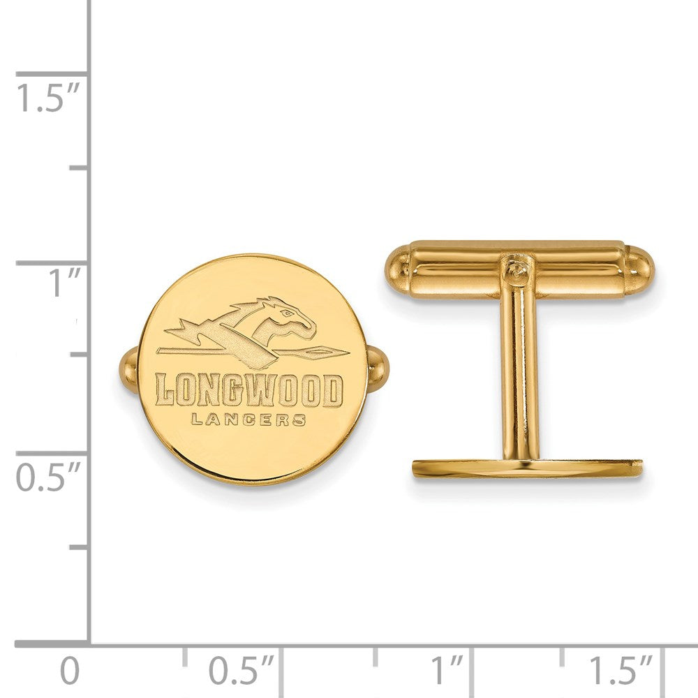 14ky Longwood University Cuff Link