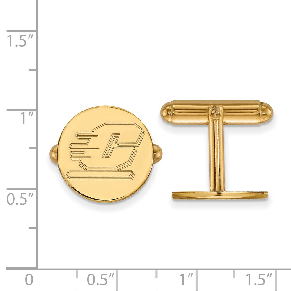14ky Central Michigan University Cuff Link