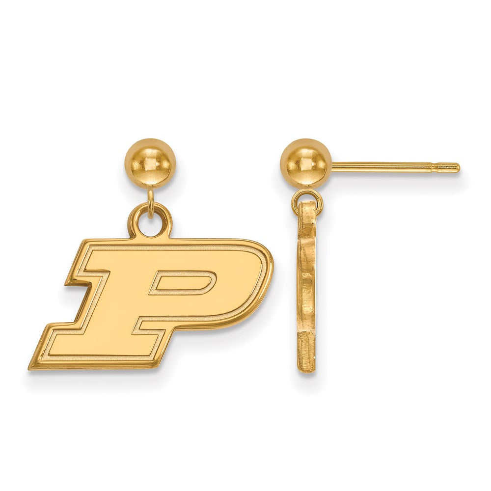 14ky Purdue Earrings Dangle Ball