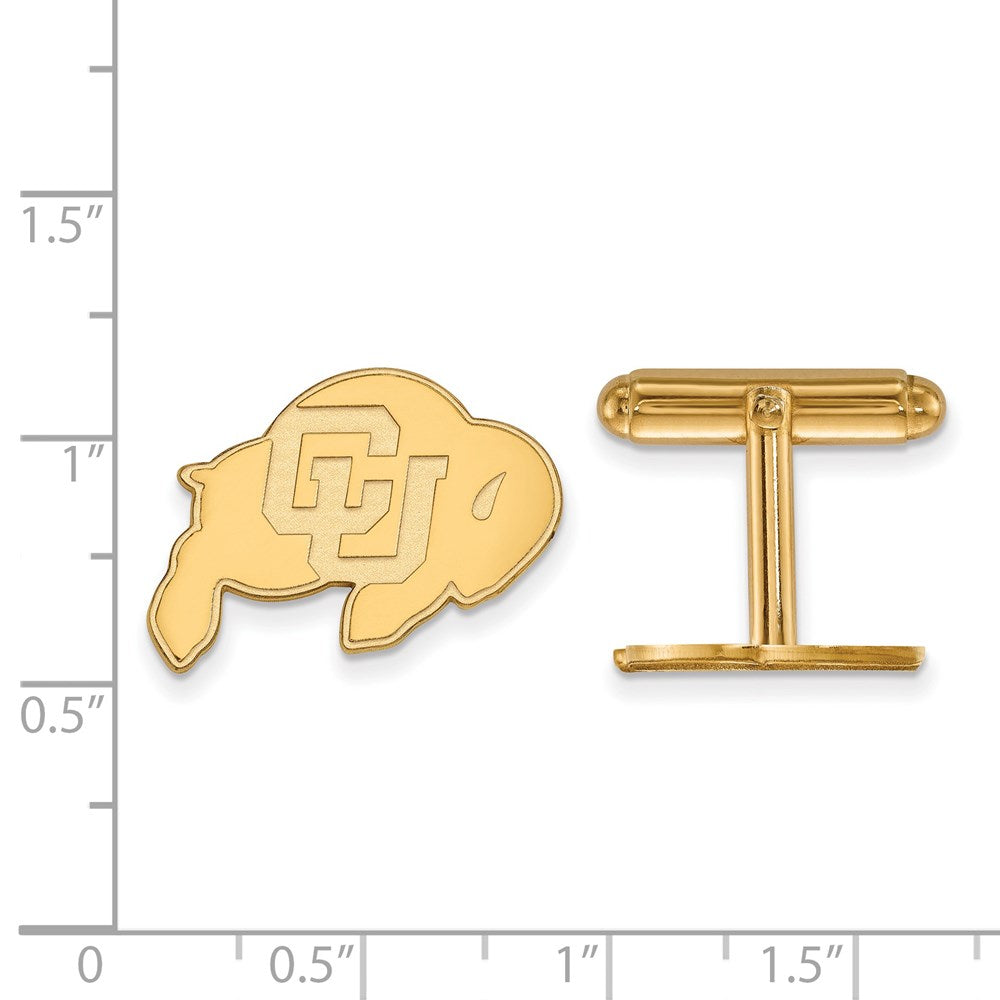 14k Gold University of Colorado Cuff Links