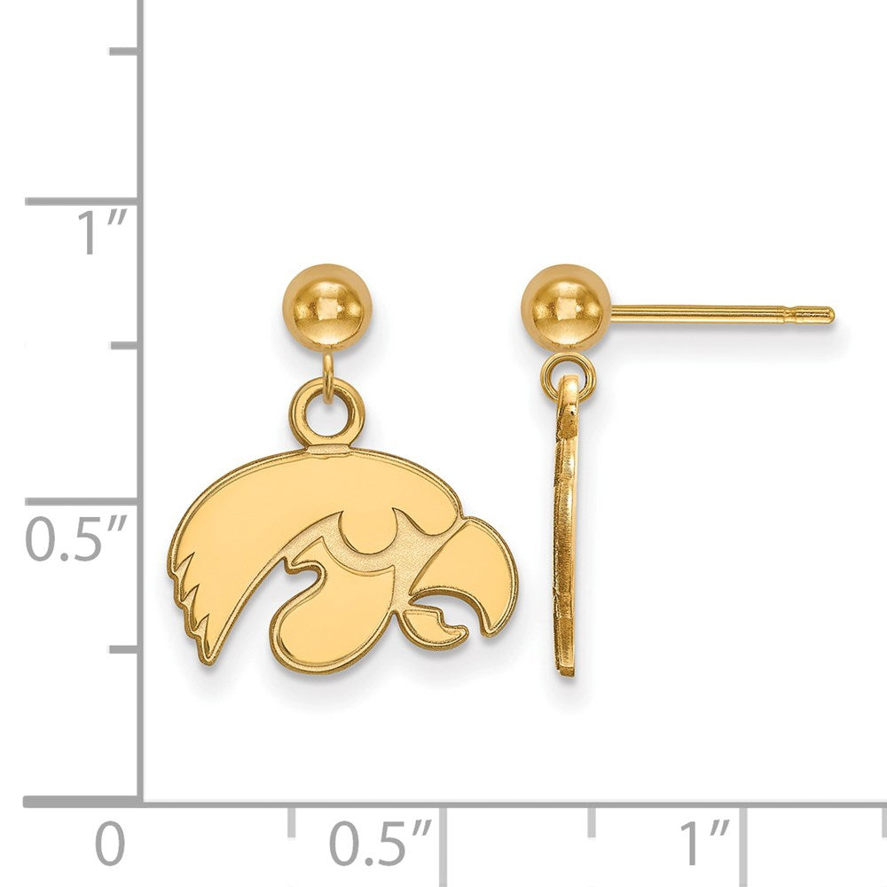14ky University of Iowa Earrings Dangle Ball