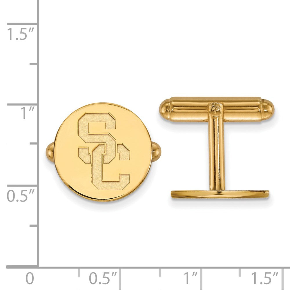 14k Gold University of Southern California Cuff Links