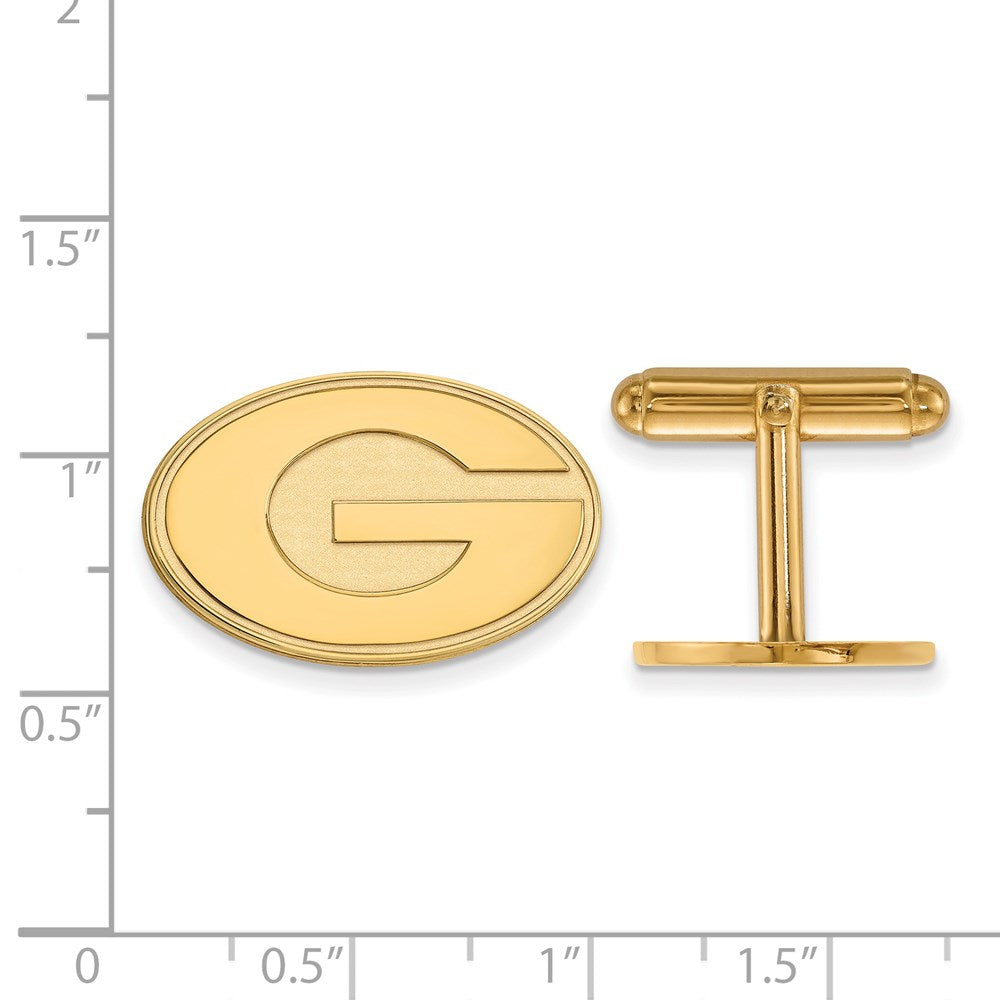 14k Gold University of Georgia Cuff Links