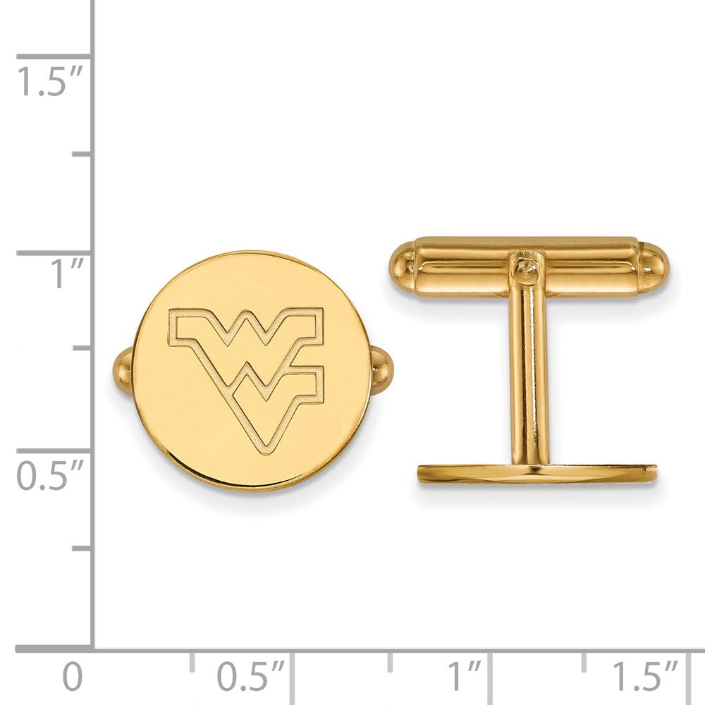 14ky West Virginia University Cuff Link