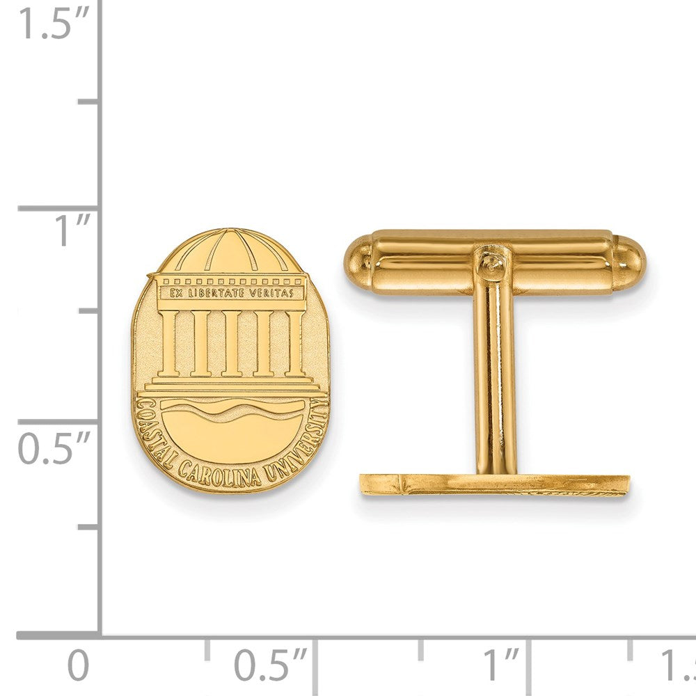 14ky Coastal Carolina University Crest Cuff Link