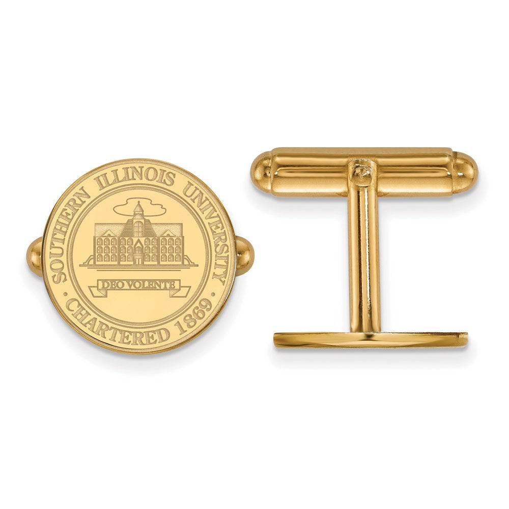 14ky Southern Illinois University Crest Cuff Link