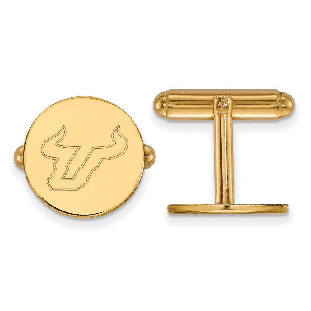 14k Gold University of South Florida Bull Cuff Links