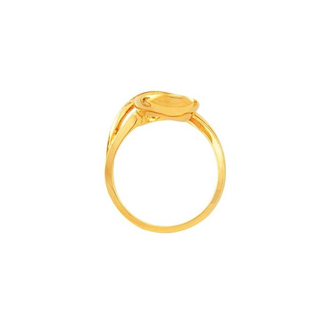 14K Yellow Freeform Ring 2