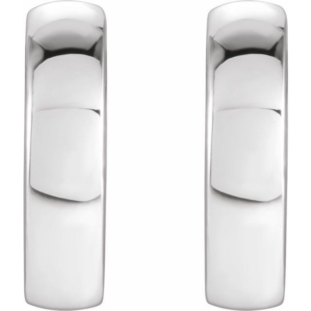 Sterling Silver Hinged Hoop Earrings 2