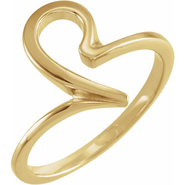 14K Yellow Freeform Ring 1